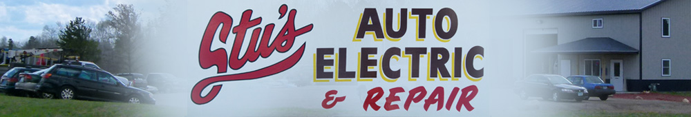 Stu's Auto Electric and Repair Banner